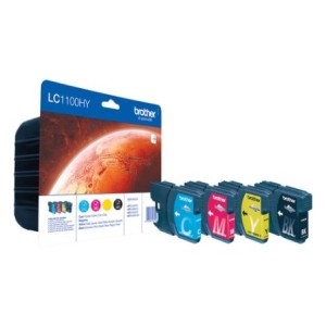 Brother Encre LC1100HYVALBP LC-1100HYVALBP Multipack in Blister BK C M Y