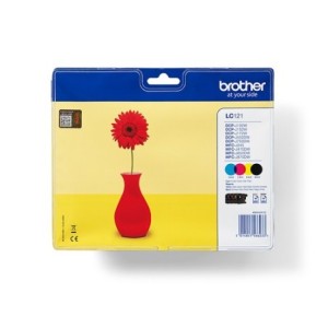 Brother Encre LC121VALBP LC-121VALBP Multipack BK C M Y