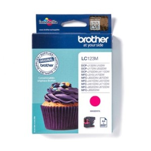 Brother Encre LC123M LC-123M Magenta