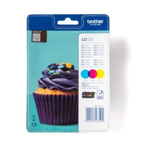Brother Encre LC123RBWBP LC-123RBWBP Multipack in Blister C M Y