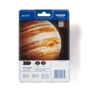 Brother Encre LC1240BKBP2 LC-1240BKBP2 Double pack Noir