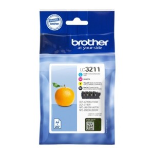 Brother Encre LC3211VAL LC-3211VAL Multipack BK C M Y