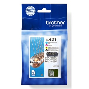 Brother Encre LC421VAL LC-421VAL Multipack BK C M Y