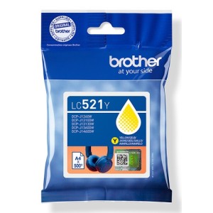 Brother Encre LC521Y LC-521Y Jaune