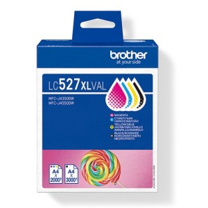 Brother Encre LC527XLVAL LC-527XLVAL XL BK C M Y