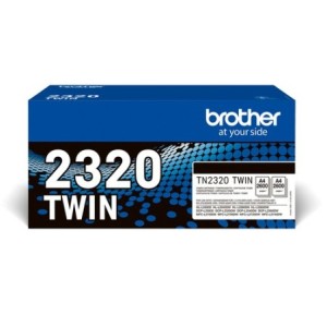 Brother Toner TN2320TWIN TN-2320TWIN Double pack Noir