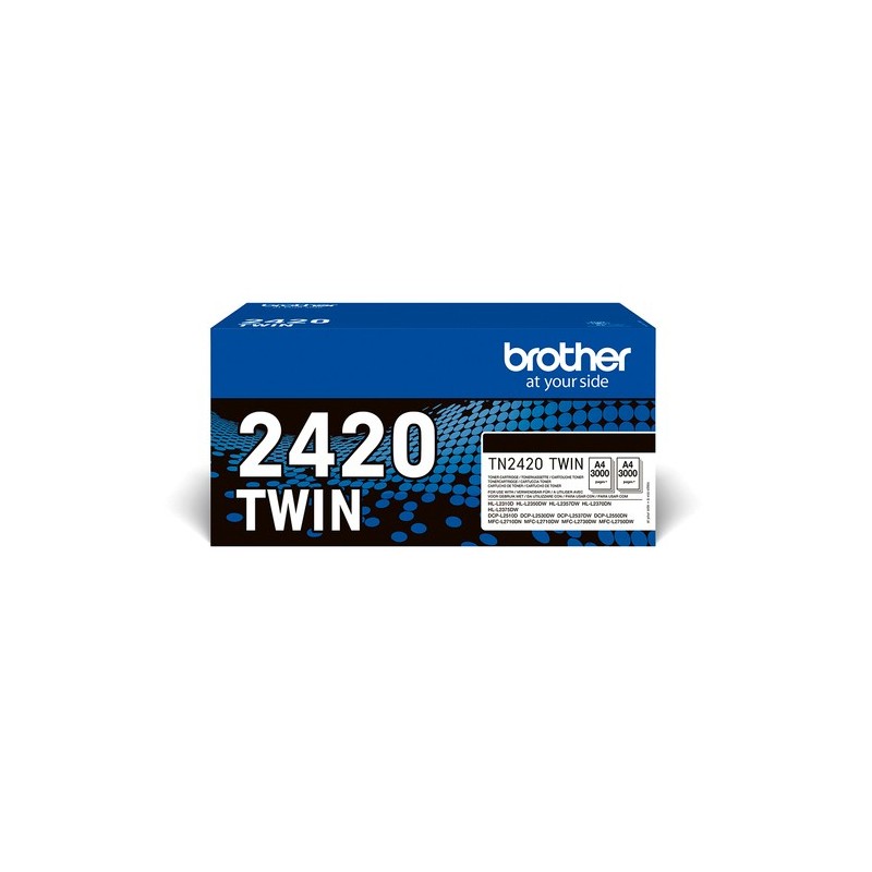 Brother Toner TN2420TWIN TN-2420TWIN XL Doppelpack Noir