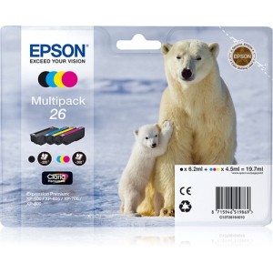 Epson Encre C13T26164010 / 26 Multipack BK,C,M,Y