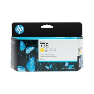 HP Encre 498N7A / 738 Jaune