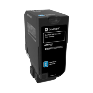 Lexmark Toner 74C2HCE 74C2HCE XXL Cyan