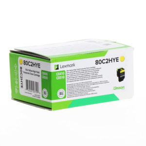 Lexmark Toner 80C2HYE 802HY XXL Jaune