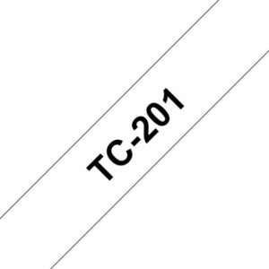 Brother Ruban encreur TC201 TC-201 Noir sur Blanc
