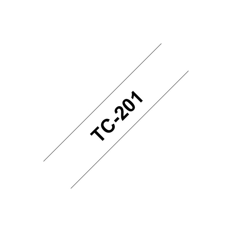 Brother Ruban encreur TC201 TC-201 Noir sur Blanc