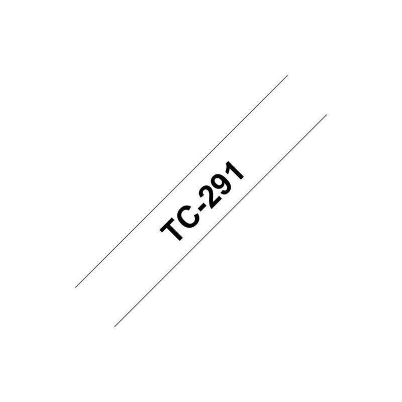 Brother Ruban encreur TC291 TC-291 Noir sur Blanc