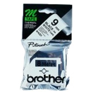 Brother Ruban encreur MK221BZ M-K221BZ Noir sur Blanc