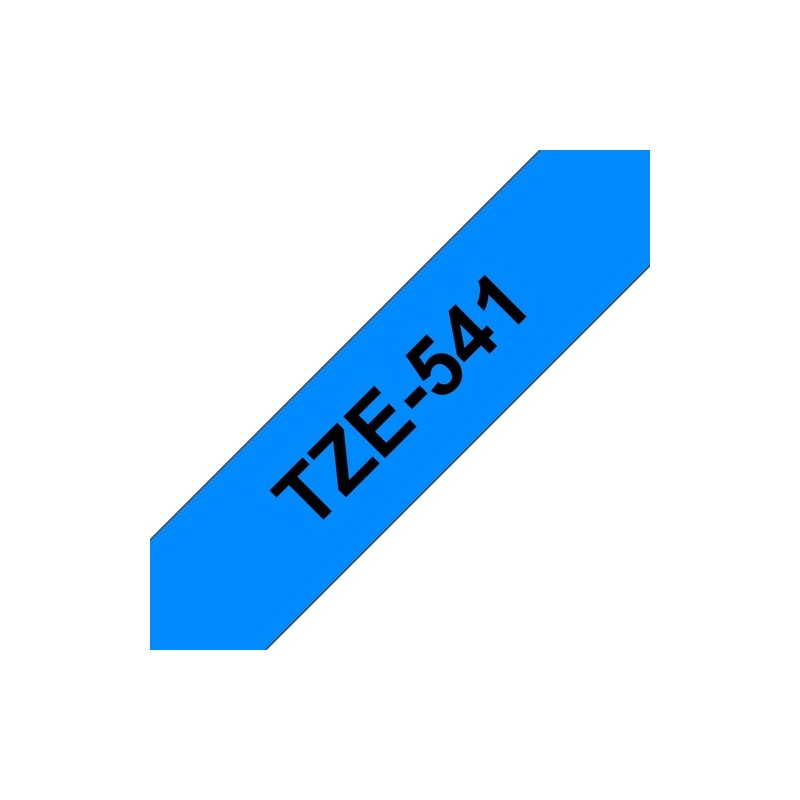 Brother Ruban encreur TZE541 TZE-541 Noir sur Bleu