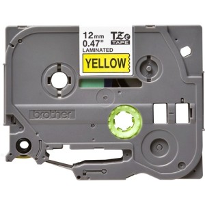 Brother Ruban encreur TZE631 TZE-631 Noir sur Jaune