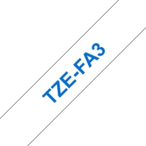 Brother Ruban encreur TZEFA3 TZE-FA3 Bleu sur Blanc