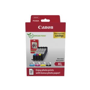 Canon Encre 0332C006 CLI-571XL XL Multipack BK C M Y